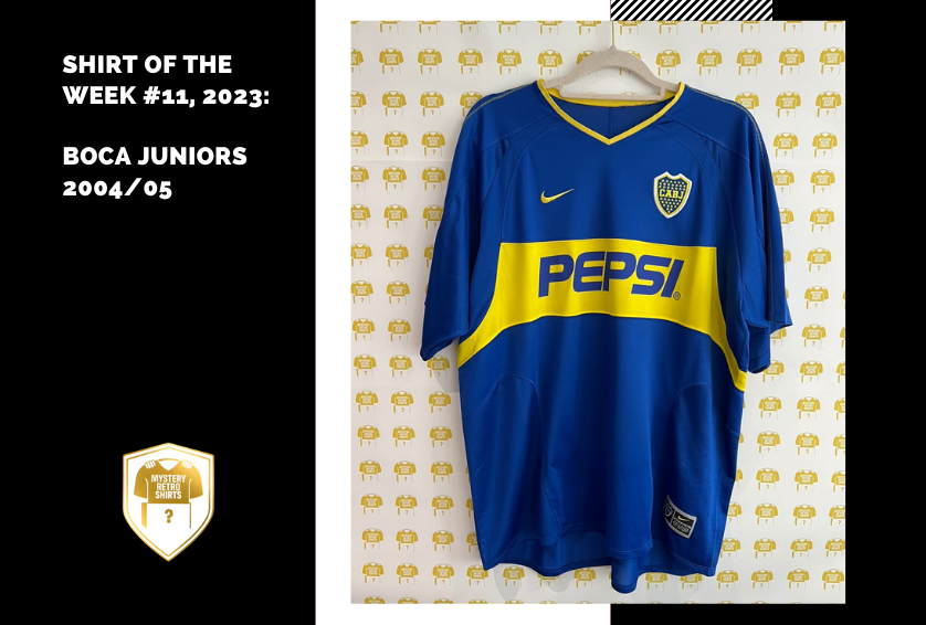 Shirt van de week - Het iconische retro-shirt van Boca Juniors 2004/05
